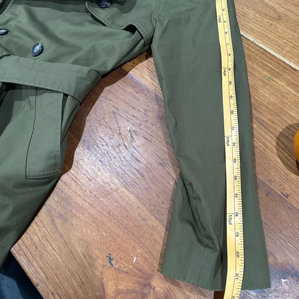 Everlane Khaki Double-Breasted Trench Coat - Picture 6 of 6
